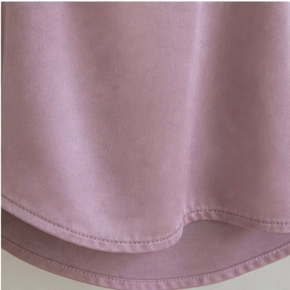 Mauve Button Blouse - Picture 6 of 6